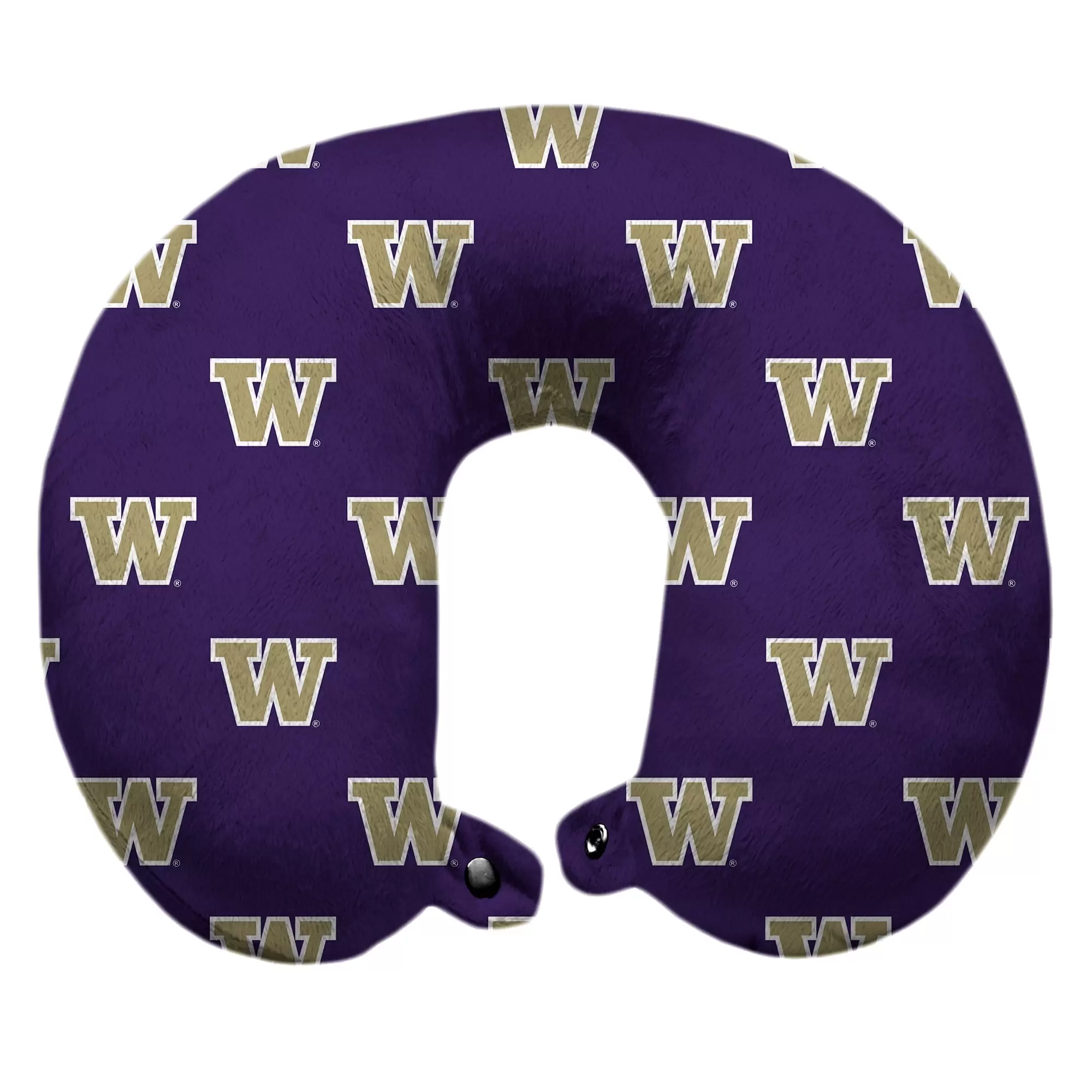 Washington Huskies Polyester-Fill Travel Pillow