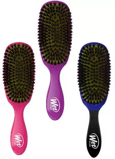 Wet Brush Shine Enhancer IntelliFlex Bristles Hair Brush Travel Assorted