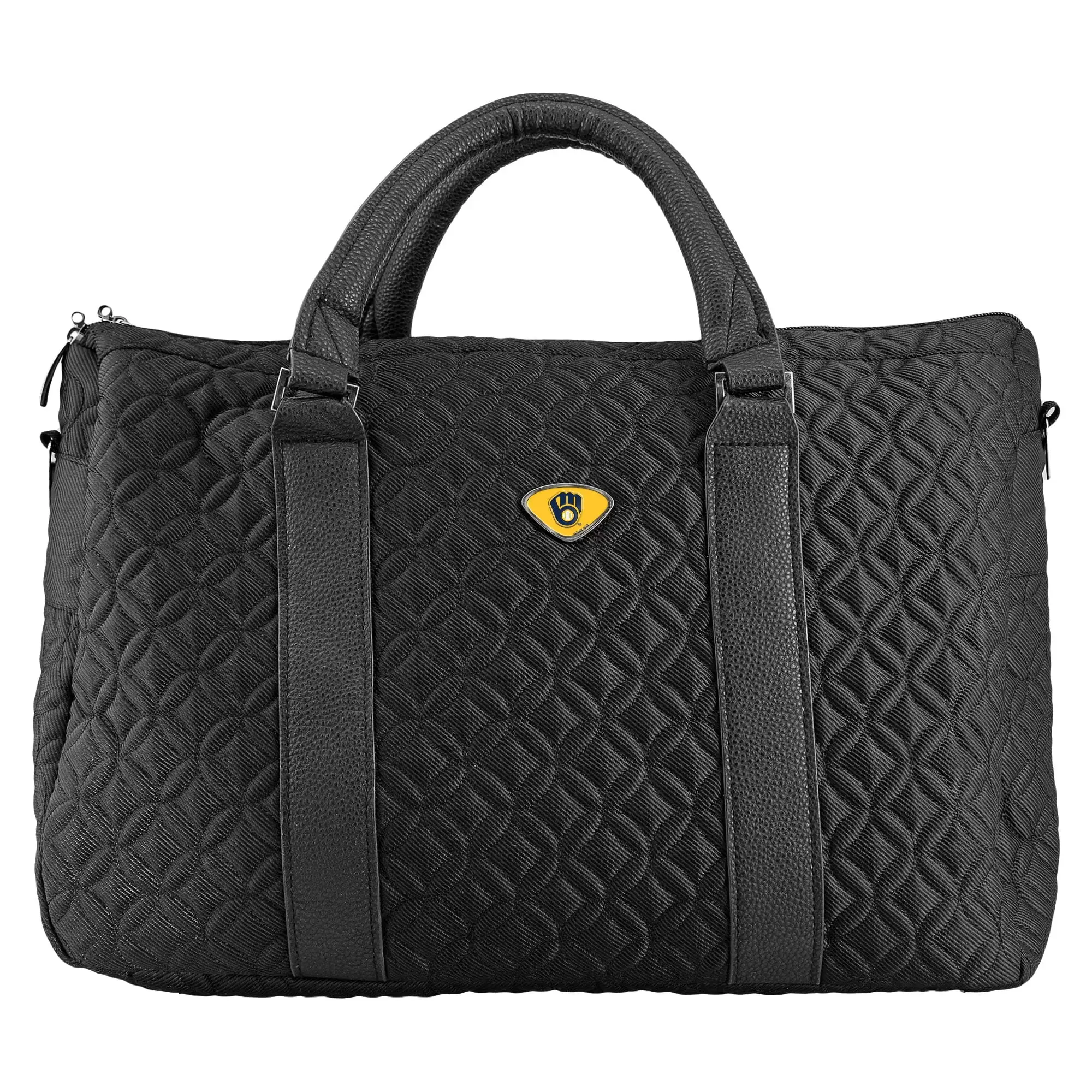 Women's Black Milwaukee Brewers Duffel Bag