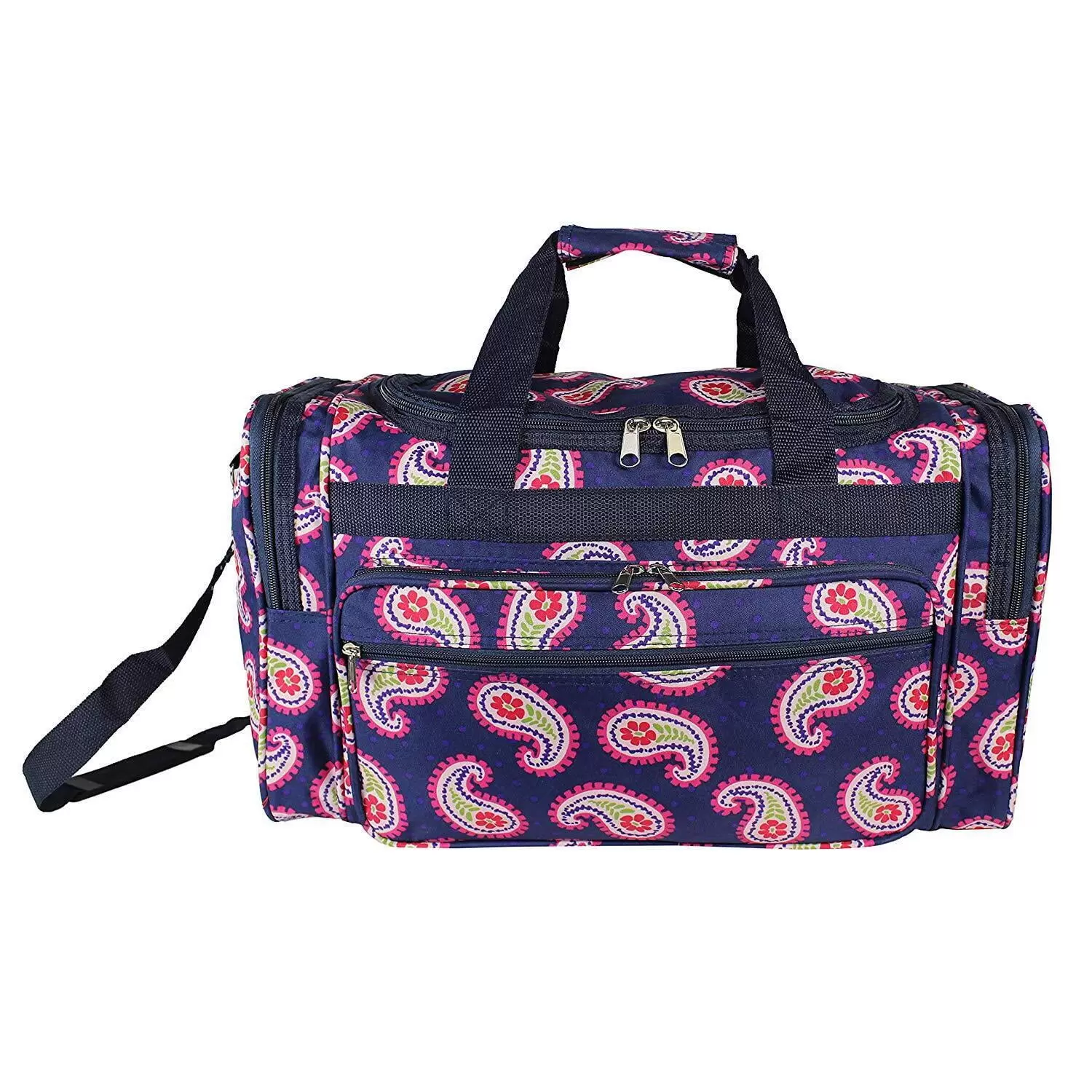 World Traveler 22-Inch Carry-On Duffel Bag - Floral Paisley