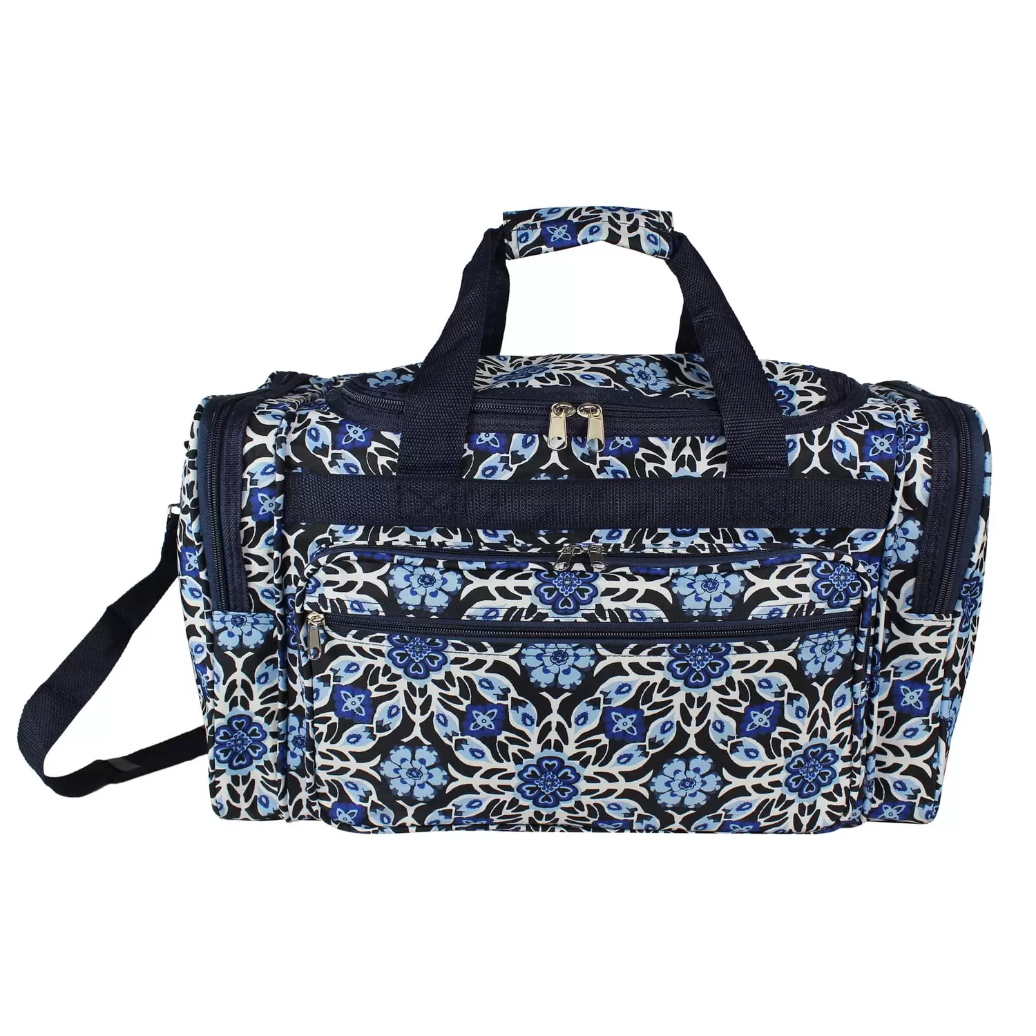 World Traveler 22-Inch Carry-On Duffel Bag - Winter Flower