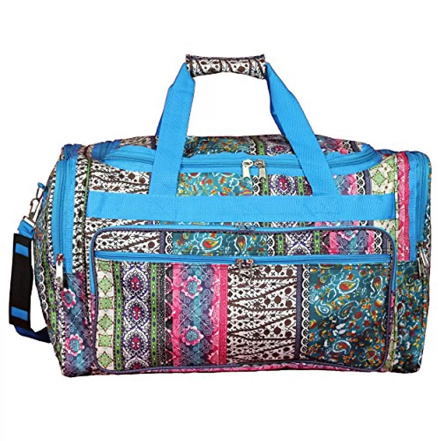 World Traveler 22-inch Travel Duffel Bag - Bohemian Blue