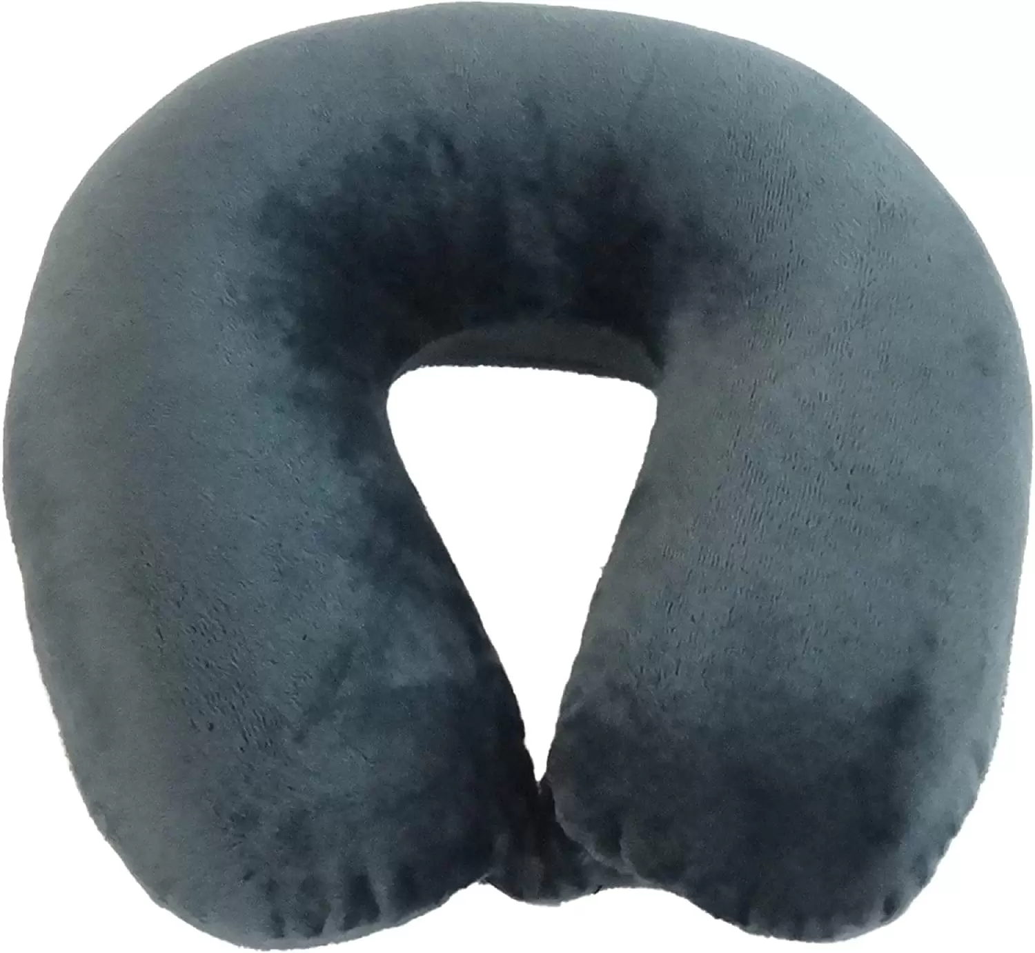 World's Best Feather Soft Microfiber Neck Pillow. Charcoal