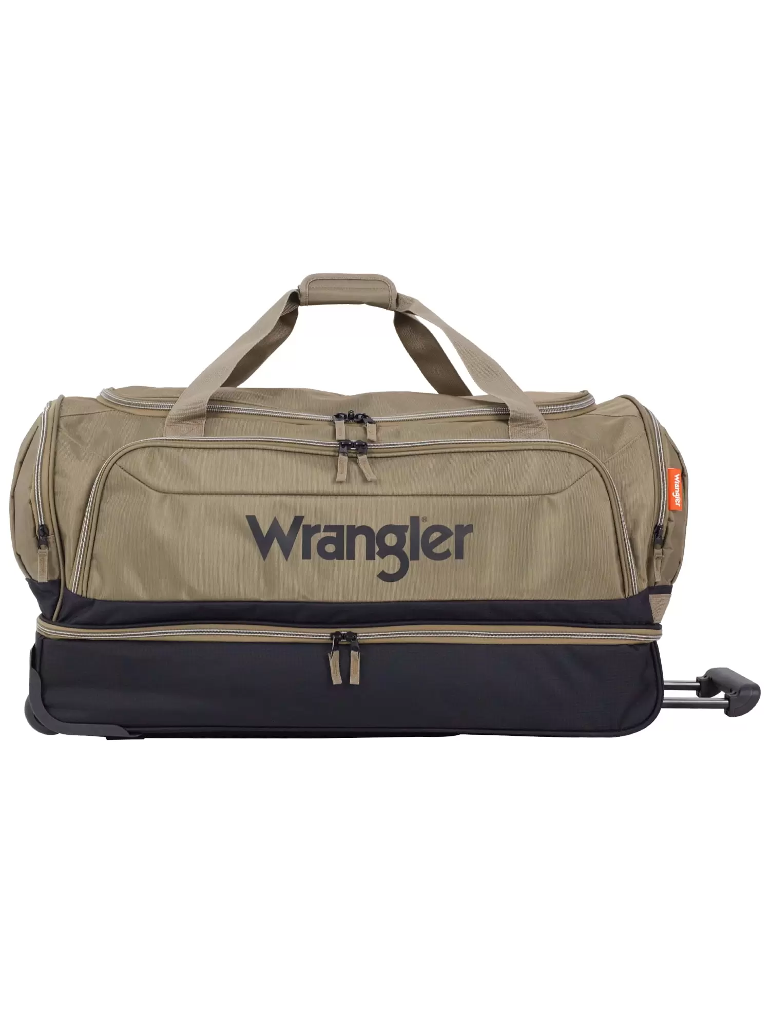 Wrangler 30 Drop-Bottom Rolling Travel Duffel. Fallen Rock