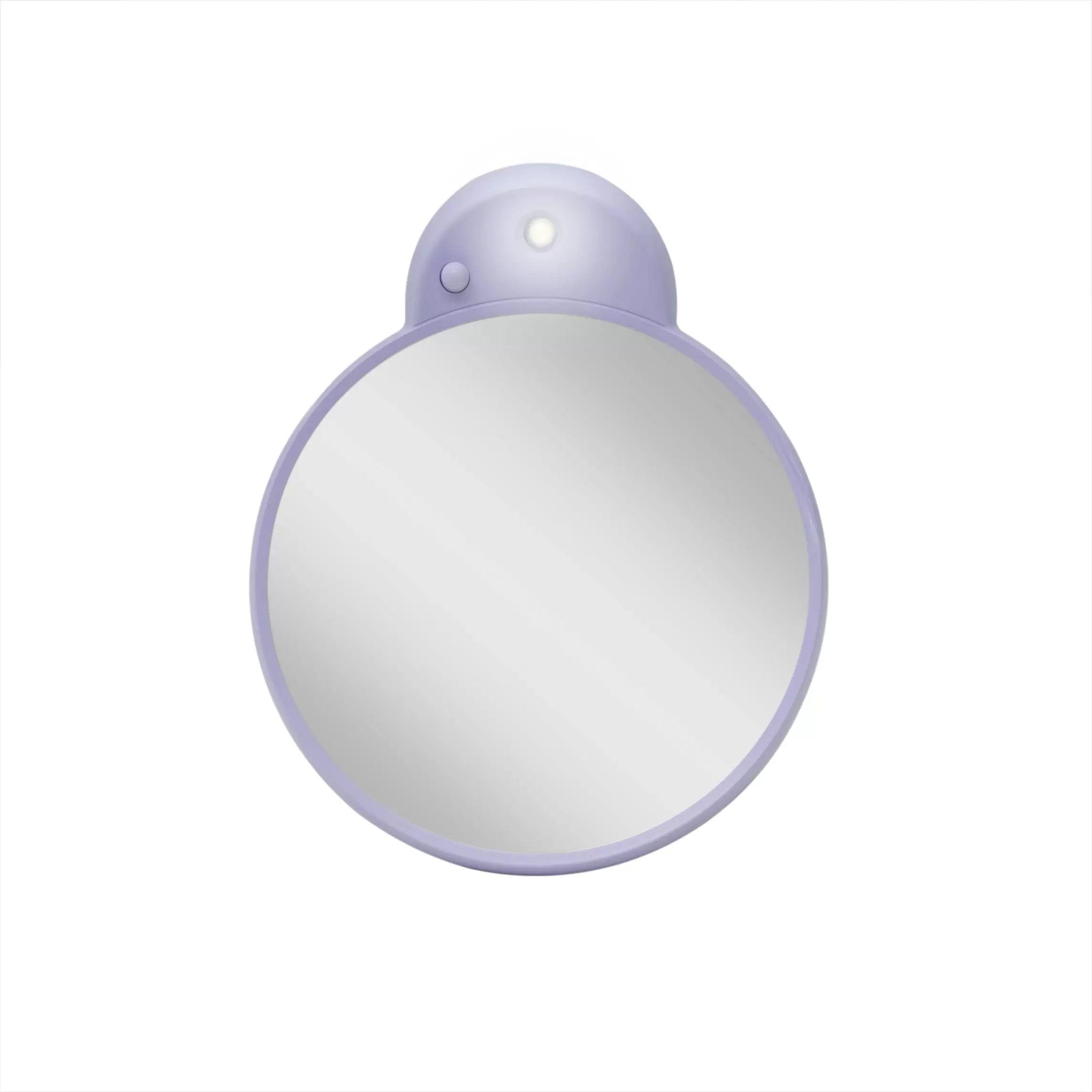 Zadro NEW 3.5 Dia. Compact Mirror LED Mirror Makeup 10X Travel magnifying Mirror Suction Cup Wall Mounted Makeup Mirror