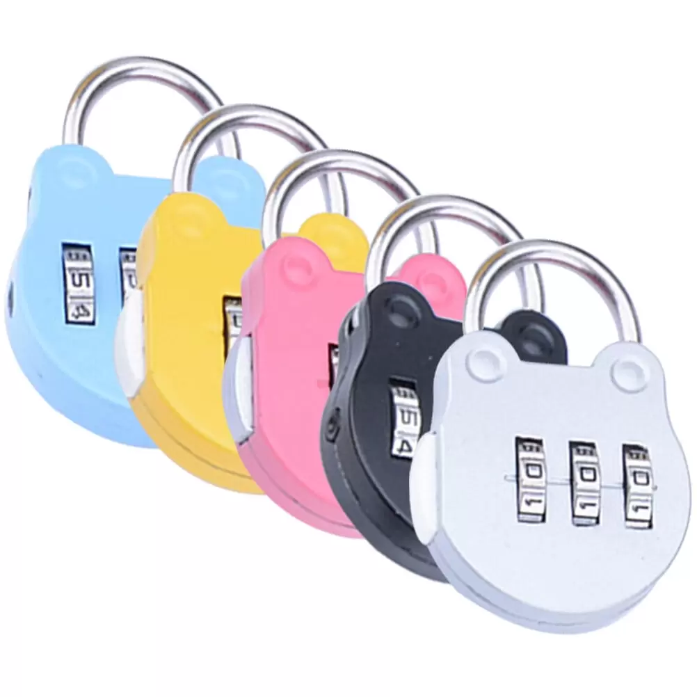 Zonh 5Pcs Combination Luggage Locks for Home Accessory