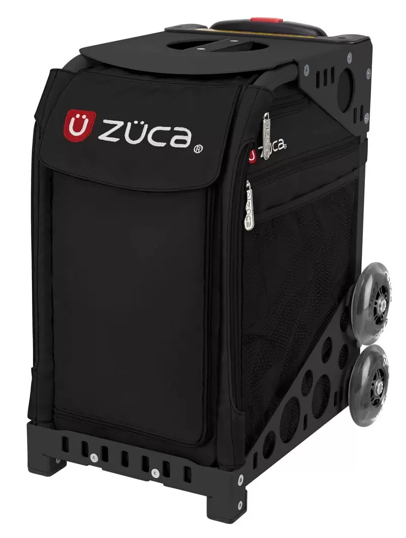 Zuca 18 Sport Bag - Obsidian with Flashing Wheels (Black Frame)