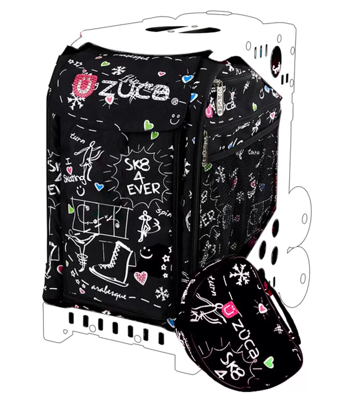 Zuca 18 Sport Bag - SK8 Black (Insert Only)