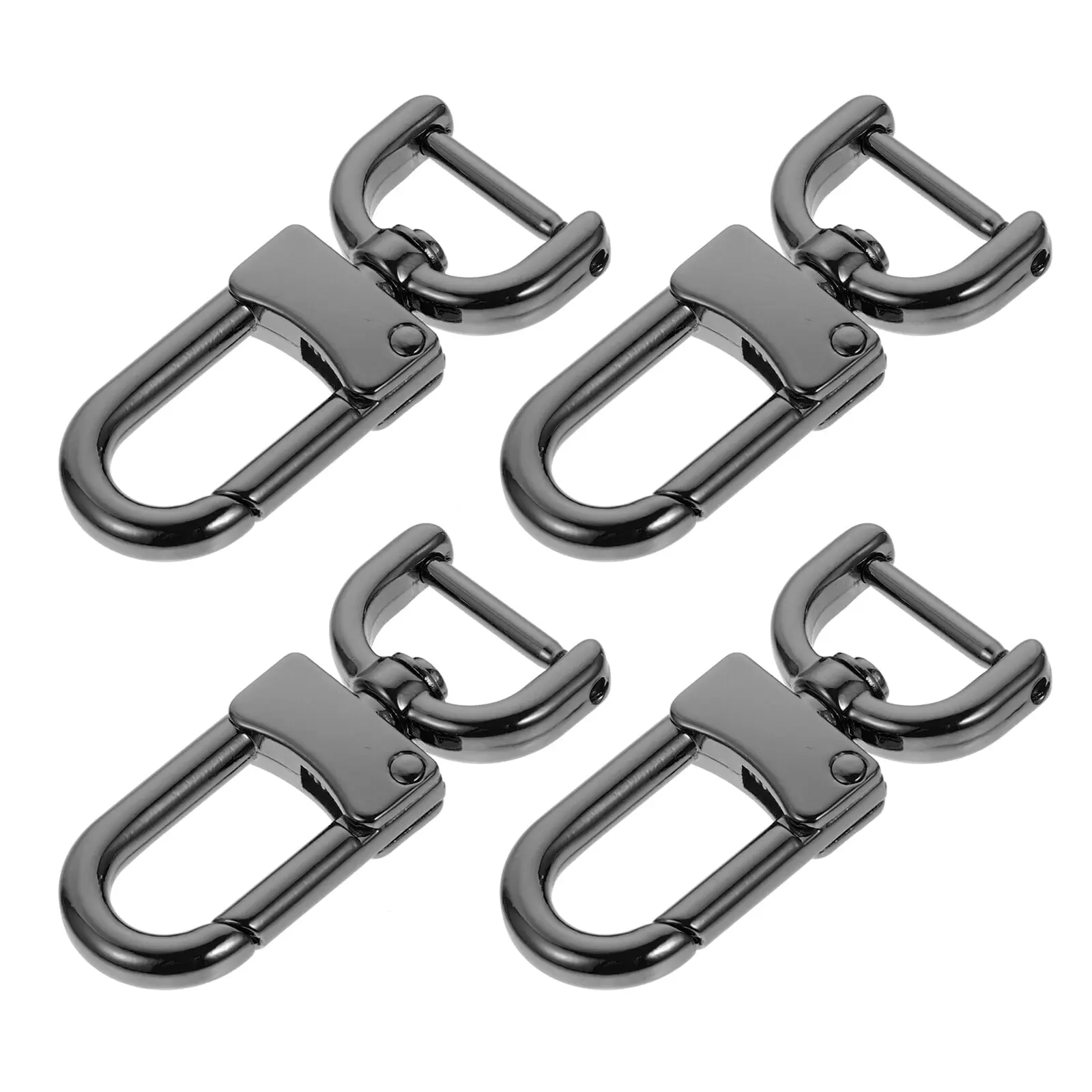 Tinksky 4pcs Metal Bag Strap Buckle Luggage Suitcase Shoulder Strap Replacement Buckles