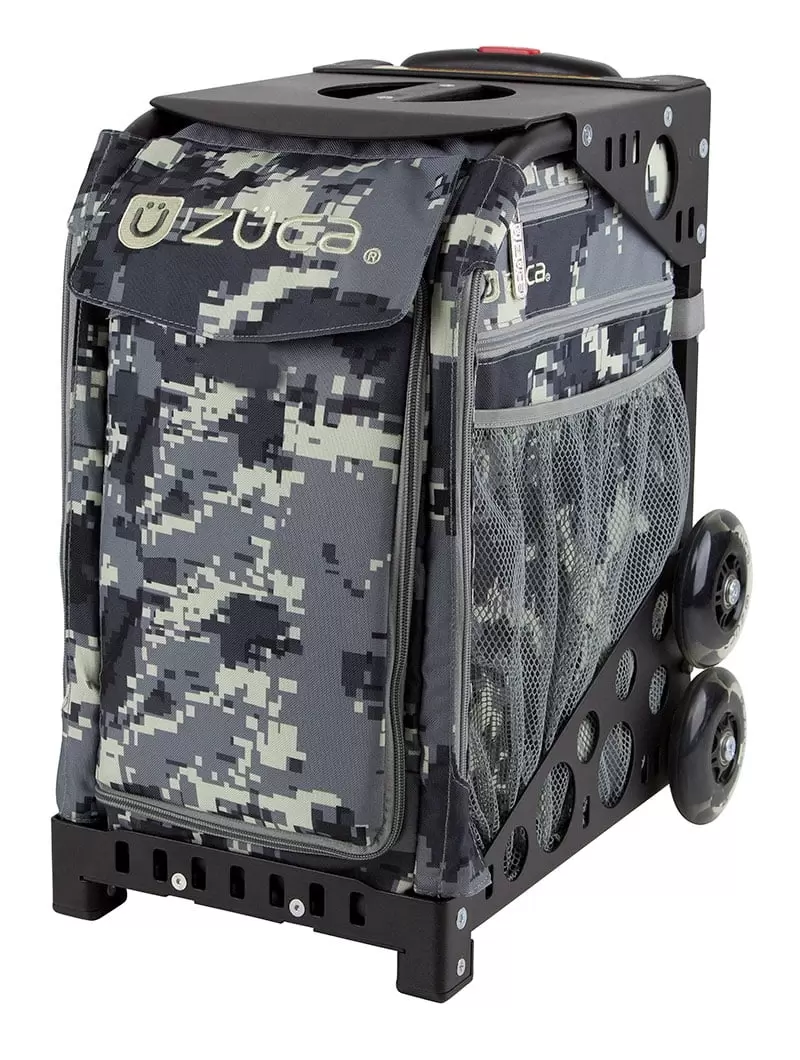 Zuca 18 Sport Bag - Anaconda with Flashing Wheels (Black Frame)