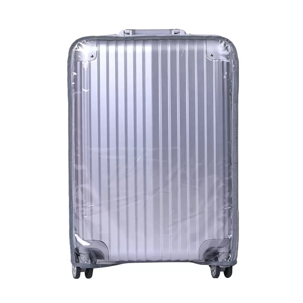 Transparent Travel Luggage Case Cover Waterproof Suitcase Trolley Case Protective Bag Dustproof Protector for Outdoor Trip (28 Inches)