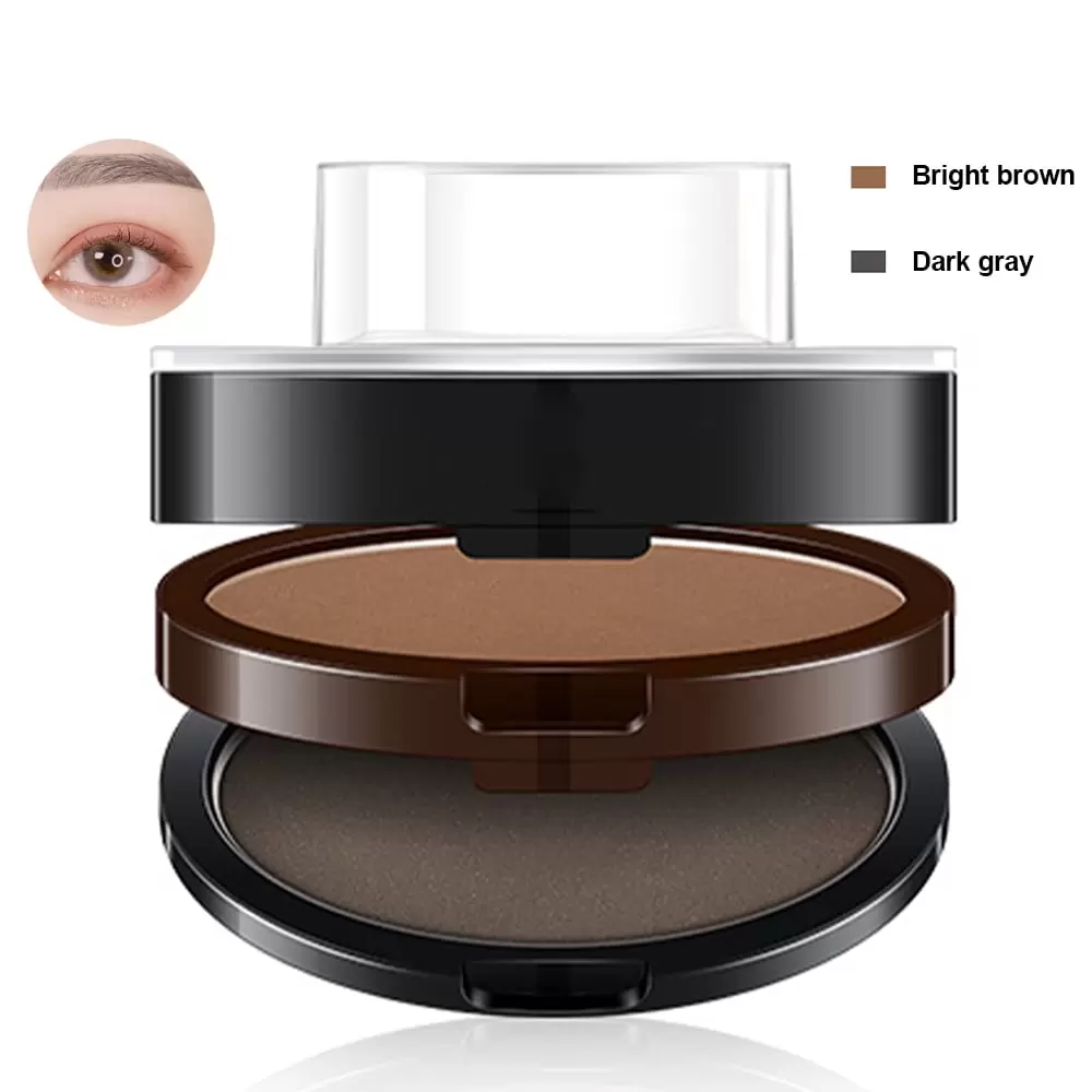 Seals Eyebrow Stamp with Brow Brush Perfect Eye Brow Power One Second Make Up Nature Brow Makeup Tool