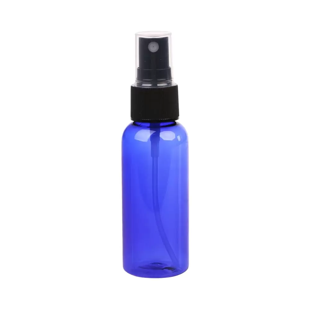 1Pc 50ML Small Mini Plastic Small Empty Spray Bottle For Make Up And Skin Care Refillable Travel Use (Random Color)