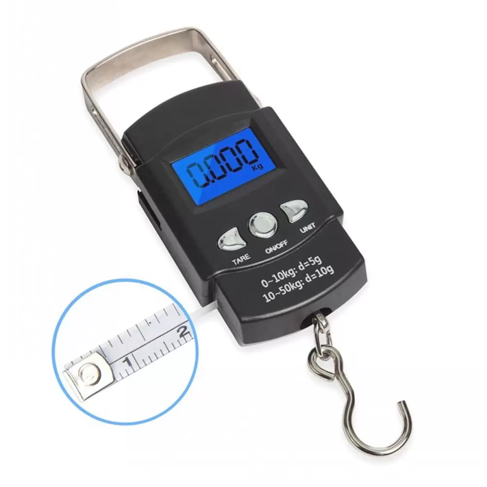 Yesbay 50Kg Digital Luggage Hanging Hook Electronic Weighing Scale Balance