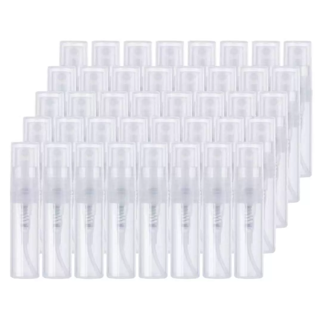 2ml Mini Spray Bottles.40 Pack Clear Refillable Spray Sprayer Portable Empty Perfume Sample Bottle.Small Spray Bottles for Liquid Travel Party