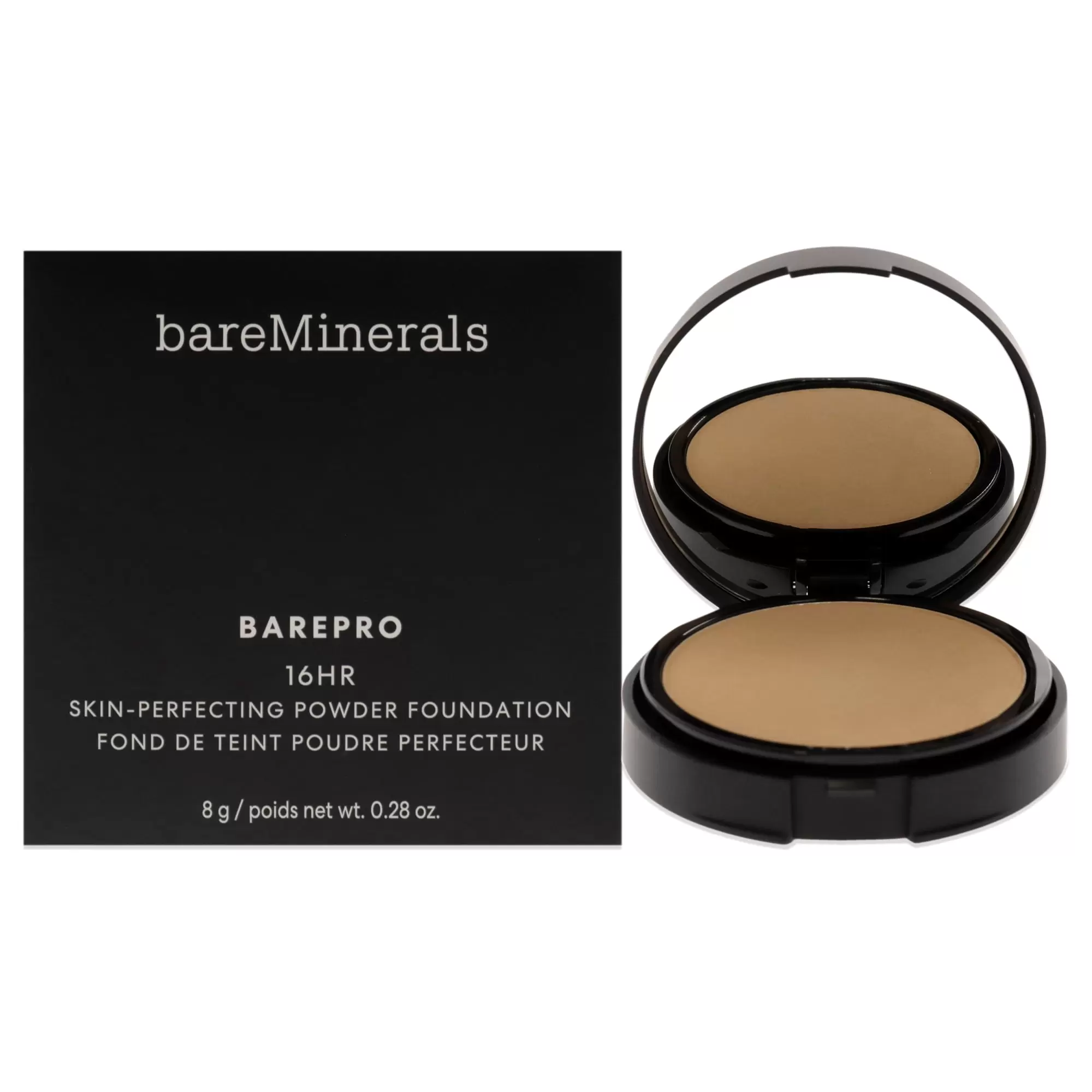 bareMinerals Barepro 16HR Skin Perfecting Powder Foundation - 25 Warm Light . 0.28 oz Foundation