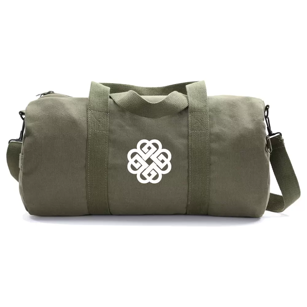 Breaking-Benjamin Heavyweight Canvas Duffel Bag in Olive