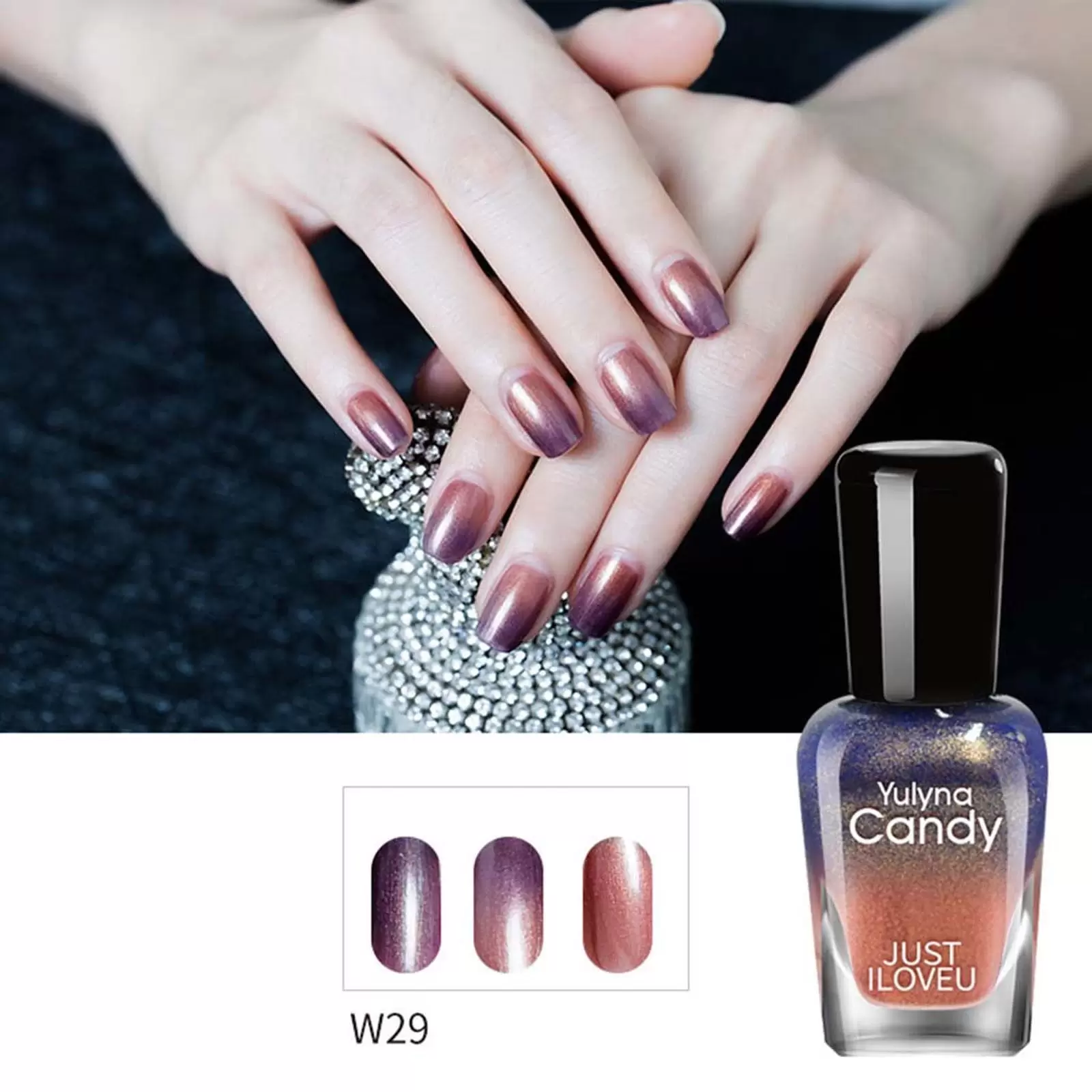 Temperature Control Change Nail Polish Long-Lasting Non-Bake Manicure Waterproof And Quick-Drying Nail Polish