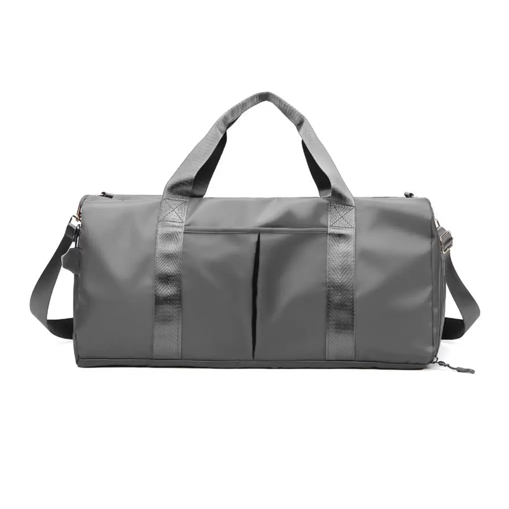 TureClos Gym Bag Fitness Pockets Waterproof Yoga Clothes Organizer Travel Portable Luggage Storage Holder. Gray