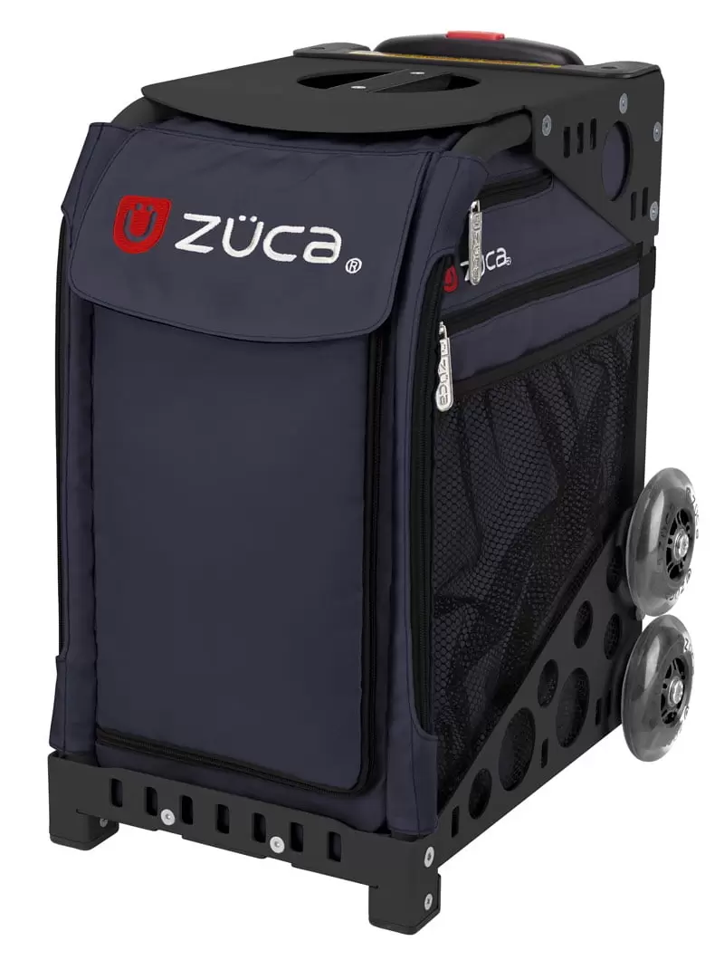 Zuca 18 Sport Bag - Midnight with Flashing Wheels (Black Frame)