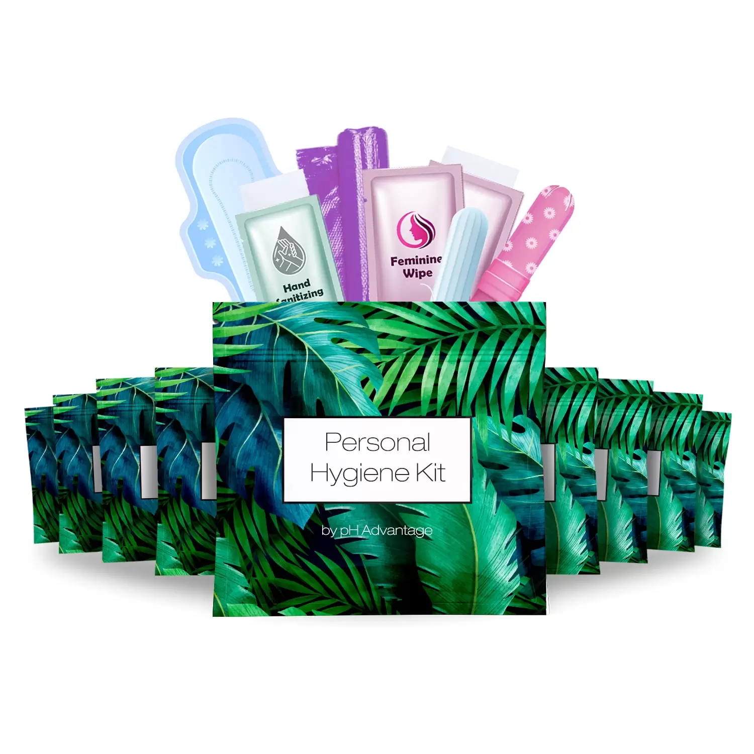 Period Kit 10 Pack -Green Ferns Period