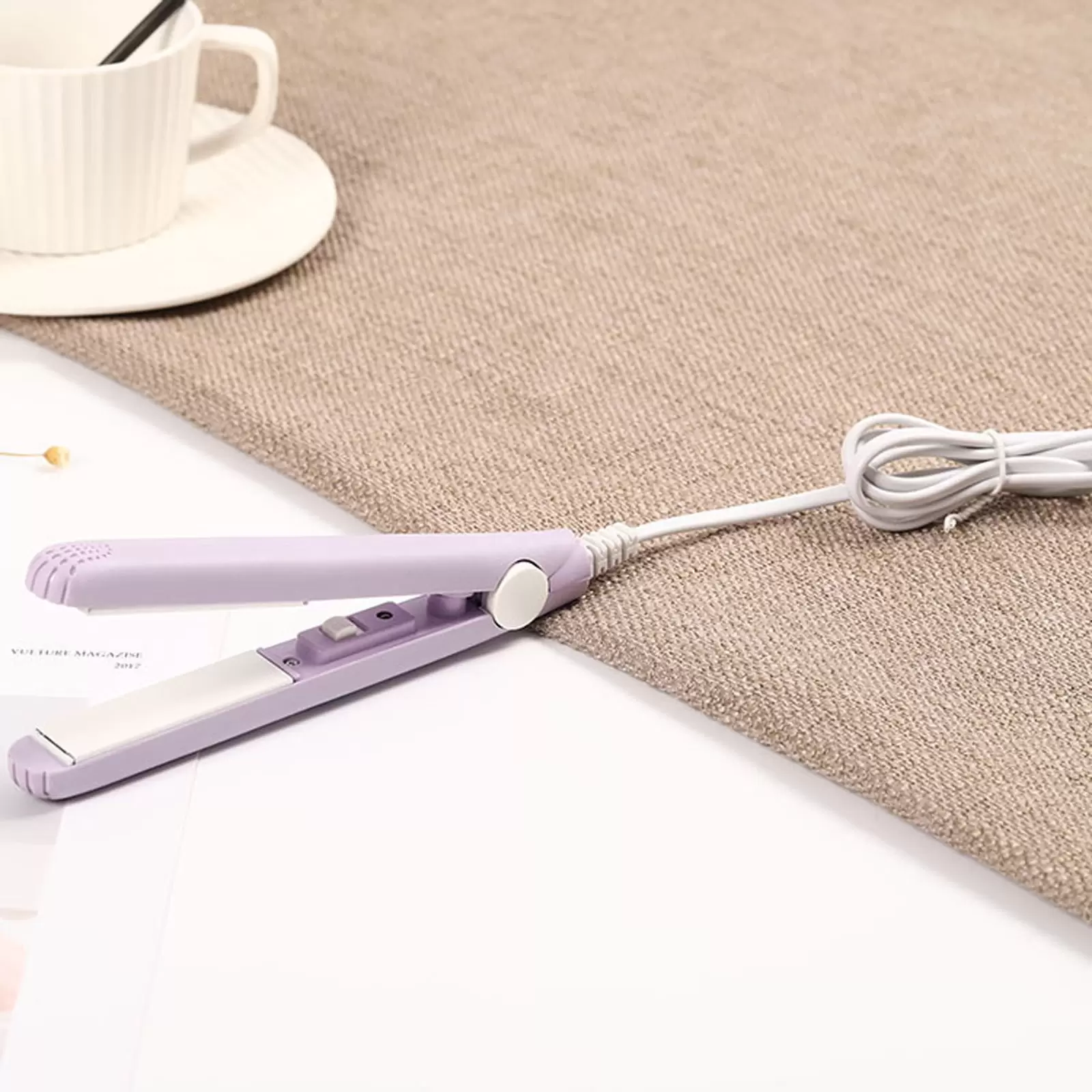 Hanas Mini Plancha Alisadora Cabello Rizadora Viaje Make Time Full 2 In 1 Hair Straightener