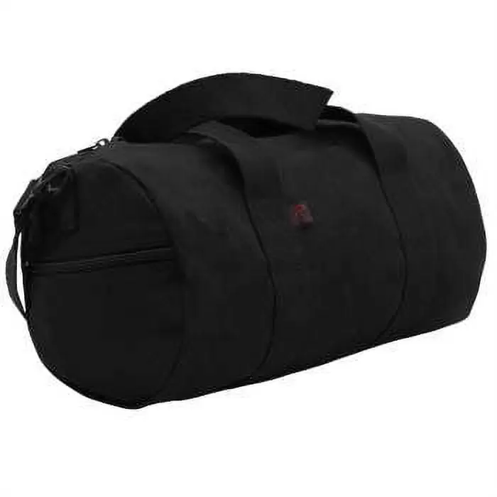 Rothco Canvas Shoulder Duffle Bag.Black