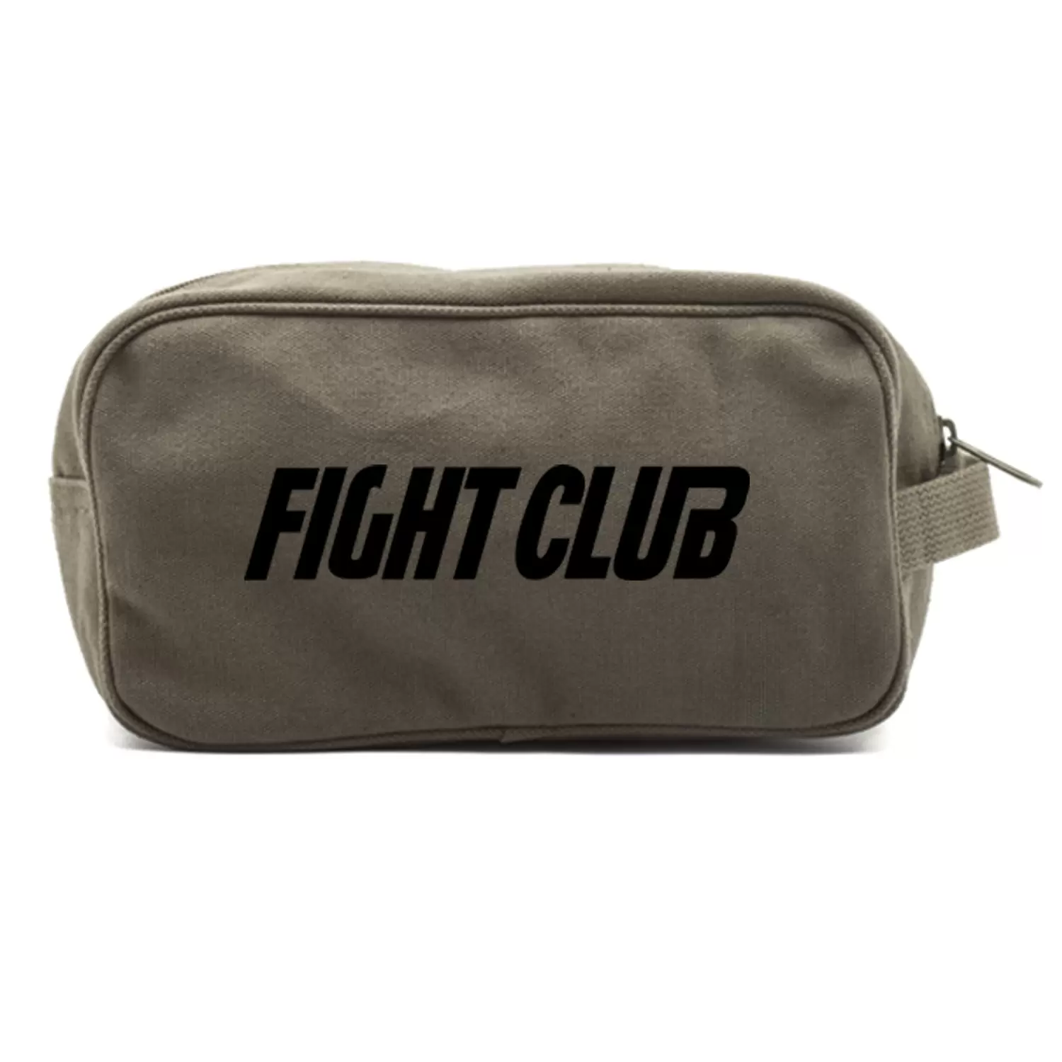 FIGHT CLUB Fighting Boxing Dual Two Compartment Toiletry Dopp Kit Bag in Olive