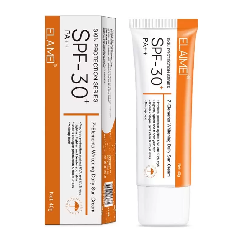 UV Clear Tinted Face Sunscreen Broad-Spectrum SPF 30 Face Sunscreen for Sensitive Skin or Acne-Prone Skin.Oil-Free.Lightweight