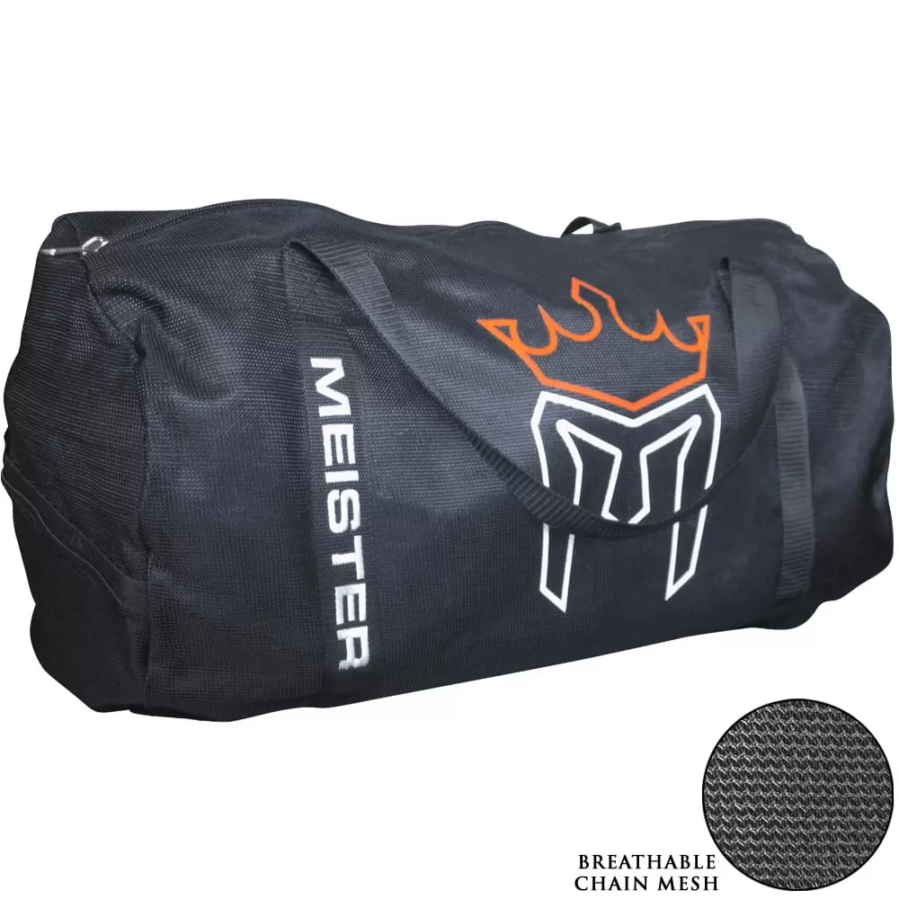 Meister X-Large Chain Mesh Duffel Gym Bag - Black