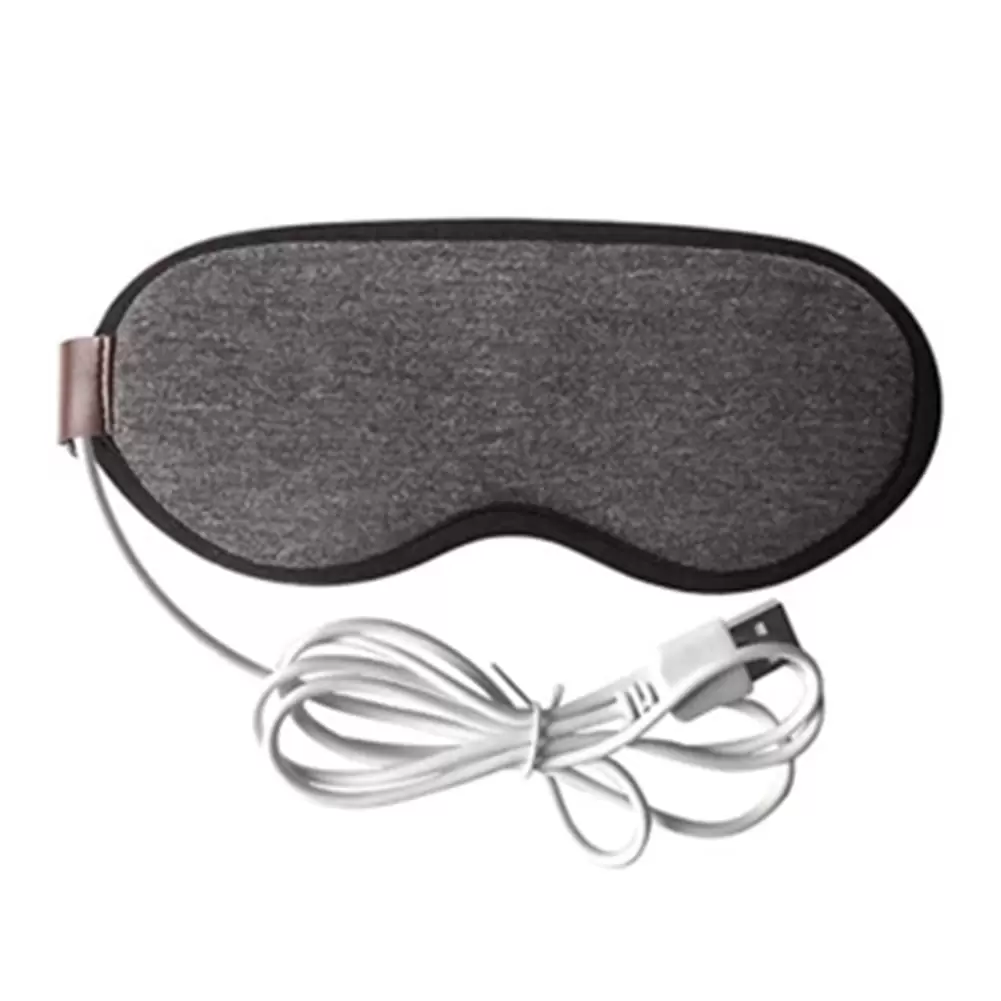 Eye Mask USB Heated Eye Mask Warmer 3D Steam Eye Mask Hot Compress Relieve Eye Fatigue Smart Timing Eye Patch