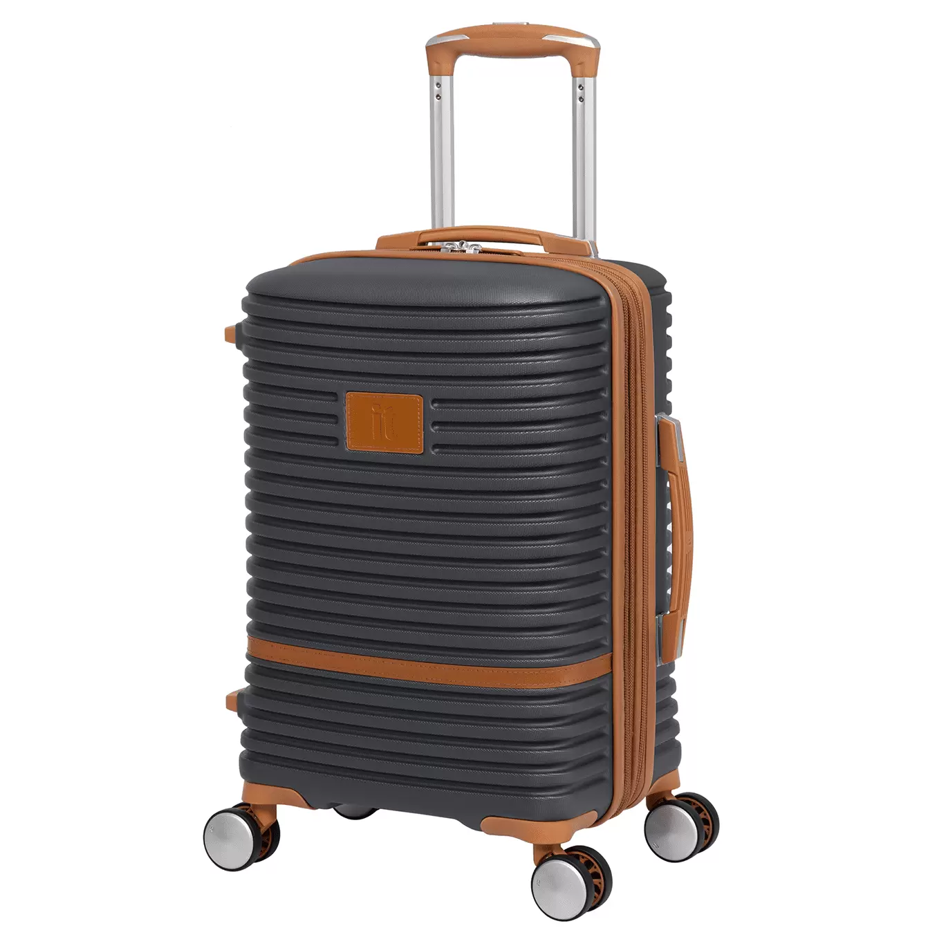 it luggage Replicating 21 Hardside Expandable Carry-on Spinner Luggage. Gray