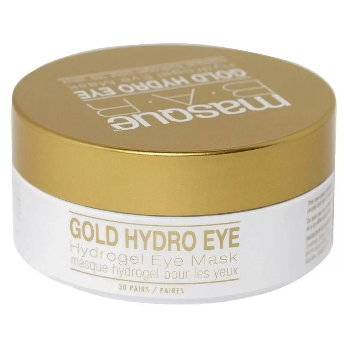 masque BAR Gold Hydrogel Eye Mask Patches 30 Pairs Korean Under Eye Skin Care & Dark Spot Circle Treatment Improves Elasticity & Brightness. Diminishes Signs of Aging. Reduces Eye Puffiness